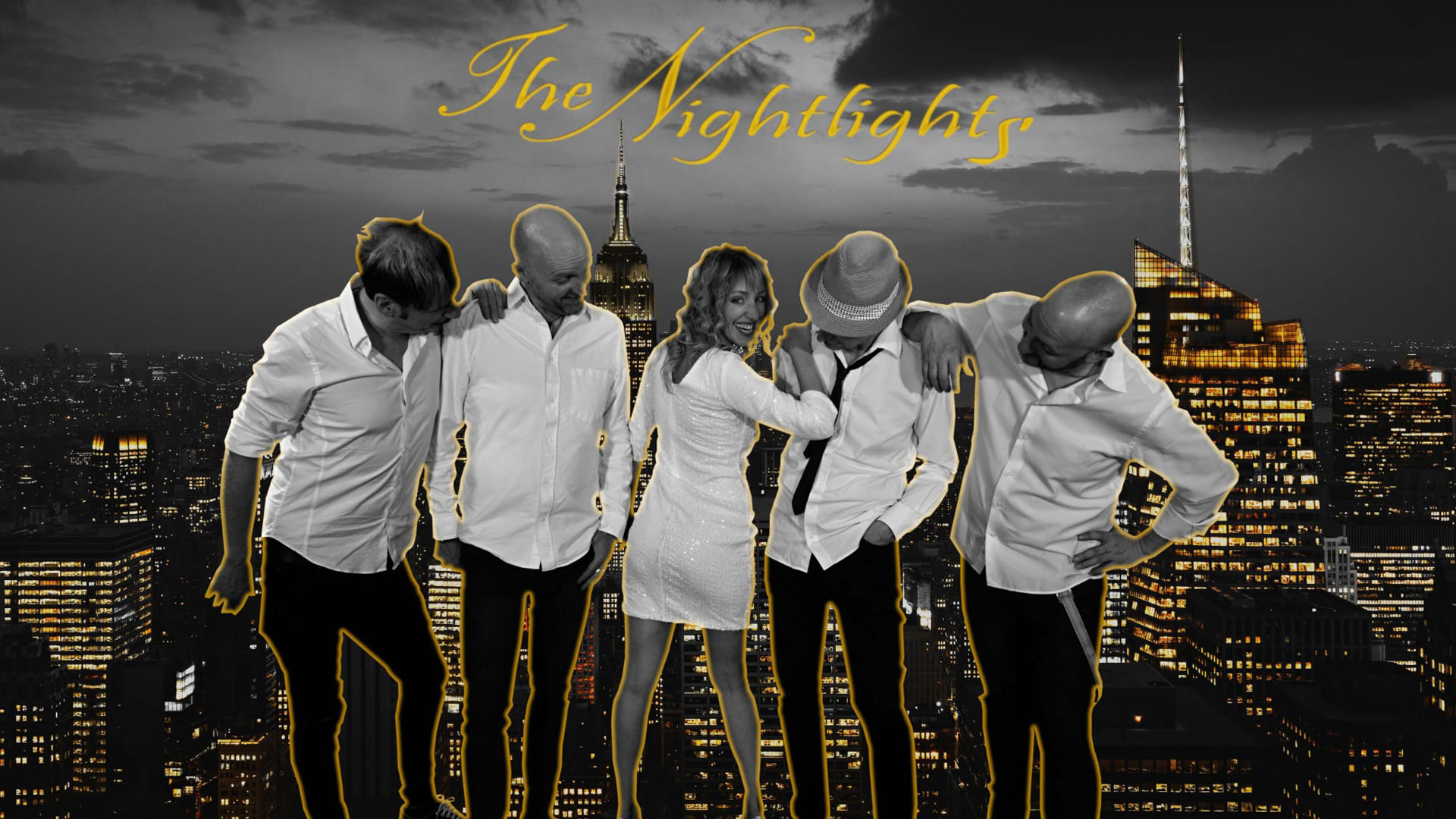 Dena Davies und die Band "The Nightfligts"