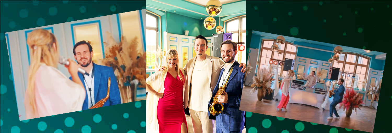 Der Showact "Demiro": Sängerin DJ Saxophon